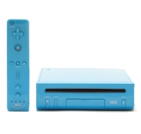 Nintendo Wii Blue gaming-console