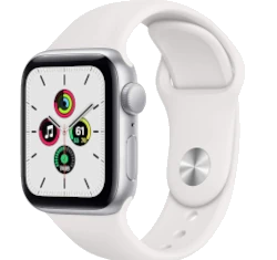 Apple Watch SE 40mm Aluminum Silver Link Bracelet A2351 GPS Only smartwatch