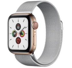 Apple Watch SE 44mm Aluminum Milanese Loop A2352 GPS Only smartwatch