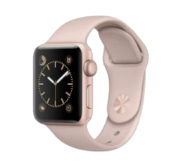 Apple Watch Series 1 Sport 38mm Rose Gold Aluminum Pink Sand Sport Band MNNH2LL/A