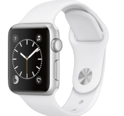Apple Watch Series 1 Sport 38mm Silver Aluminum White Sport Band MNNG2LL/A smartwatch