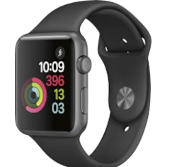 Apple Watch Series 1 Sport 42mm Space Gray Aluminum Black Sport Band MP032LL/A smartwatch
