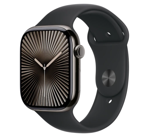 Apple Watch Series 10 46mm Slate Titanium Case w/ Apple OEM Band A3003 GPS Cellular smartwatch