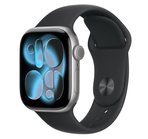 Apple Watch Series 11 42mm Space Gray Aluminum w/ Apple OEM Band GPS Cellular smartwatch