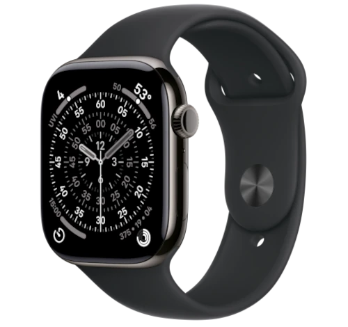 Apple Watch Series 11 46mm Titanium w/ Apple OEM Band GPS Cellular smartwatch