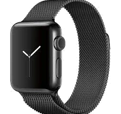 Apple Watch Series 2 38mm Space Black SS Space Black Milanese Loop MNPE2LL/A smartwatch