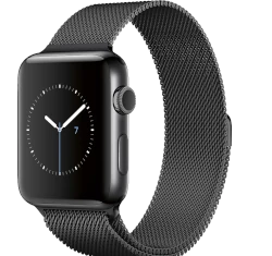 Apple Watch Series 2 42mm Space Black SS Space Black Milanese Loop MNQ12LL/A smartwatch