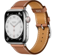 Apple Watch Series 2 Hermes 38mm SS Fauve Barenia Leather Single Tour Band MNQ82LL/A