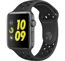 Apple Watch Series 2 Nike Plus 38mm Space Gray Aluminum Anthracite Black Nike Sport Band MQ162LL/A smartwatch