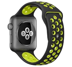 Apple Watch Series 2 Nike Plus 38mm Space Gray Aluminum Black Volt Nike Sport Band MP082LL/A smartwatch
