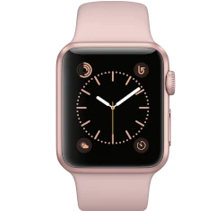 Apple Watch Series 2 Sport 38mm Rose Gold Aluminum Pink Sand Sport Band MNNY2LL/A