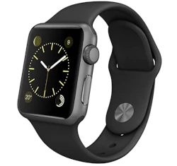 Apple Watch Series 2 Sport 38mm Space Gray Aluminum Black Sport Band MP0D2LL/A smartwatch