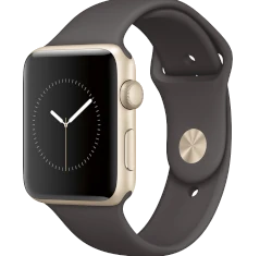 Apple Watch Series 2 Sport 42mm Gold Aluminum Cocoa Sport Band MNPN2LL/A smartwatch