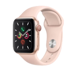 Apple Watch Series 3 42mm Gold Aluminum Pink Sand Sport Band MQK32LL/A GPS Cellular