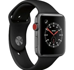 Apple Watch Series 3 42mm Space Gray Aluminum Gray Sport Band MR362LL/A GPS Only smartwatch