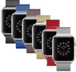 Apple Watch Series 3 42mm SS Milanese Loop MR1J2LL/A GPS Cellular smartwatch