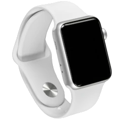 Apple Watch Series 3 42mm SS Soft White Sport Band MQK82LL/A GPS Cellular