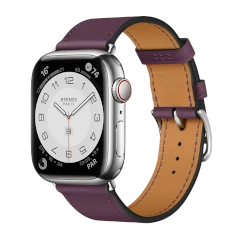 Apple Watch Series 3 Hermes 38mm SS Fauve Barenia Leather Single Tour MQLM2LL/A GPS Cellular