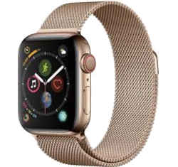 Apple Watch Series 4 40mm Gold SS Gold Milanese Loop MTUT2LL/A GPS Cellular smartwatch