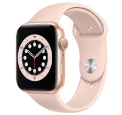 Apple Watch Series 4 44mm Gold Aluminum Pink Sand Sport Band MU6F2LL/A GPS Only