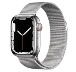 Apple Watch Series 4 44mm SS Silver Milanese Loop MTV42LL/A GPS Cellular