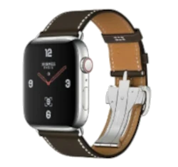 Apple Watch Series 4 Hermes 44mm SS Fauve Barenia Single Tour Deployment Buckle MU6U2LL/A GPS Cellular smartwatch