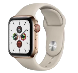 Apple Watch Series 5 40mm Gold SS Sport Band GPS Cellular smartwatch