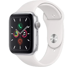 Apple Watch Series 5 40mm Silver Aluminum Sport Band GPS Cellular smartwatch