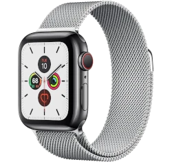 Apple Watch Series 5 40mm Space Black SS Milanese Loop GPS Cellular smartwatch