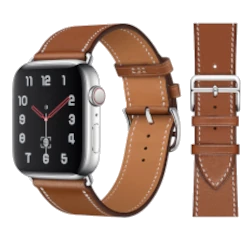 Apple Watch Series 5 40mm SS Leather Loop GPS Cellular