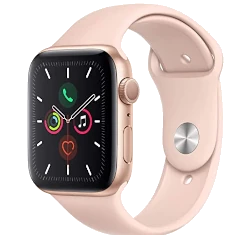 Apple Watch Series 5 44mm Gold Aluminum Sport Band GPS Only smartwatch