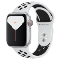Apple Watch Series 5 Nike 40mm Silver Aluminum Sport Band GPS Only smartwatch