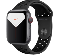 Apple Watch Series 5 Nike 44mm Space Gray Aluminum Sport Band GPS Cellular smartwatch
