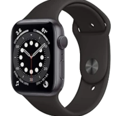 Apple Watch Series 6 44mm Aluminum Space Black Link Bracelet A2292 GPS smartwatch