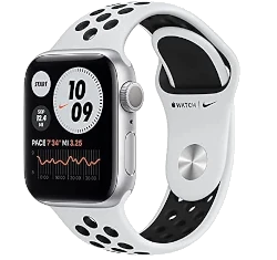 Apple Watch Series 6 Nike 40mm Silver Aluminum Nike Sport Band A2291 GPS Only