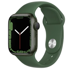 Apple Watch Series 7 41mm Green Aluminum Case with Apple OEM Band A2473 GPS Only smartwatch