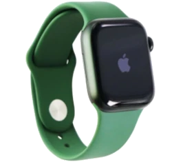 Apple Watch Series 7 41mm Green Aluminum Case with Apple OEM Band A2475 GPS Cellular smartwatch