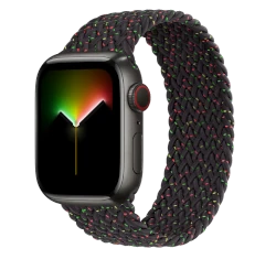 Apple Watch Series 7 41mm Space Black Titanium Case with Apple OEM Band A2475 GPS Cellular