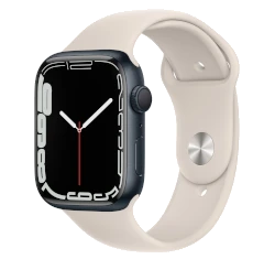 Apple Watch Series 7 45mm Midnight Aluminum Case with Apple OEM Band A2474 GPS Only smartwatch