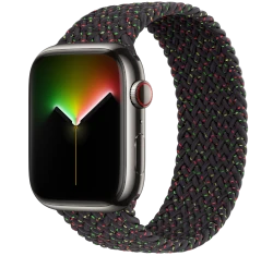 Apple Watch Series 8 41mm Graphite Stainless Steel Case with Milanese Loop A2772 GPS Cellular