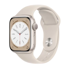 Apple Watch Series 8 41mm Midnight Aluminum Case with Apple OEM Band A2770 GPS Only smartwatch
