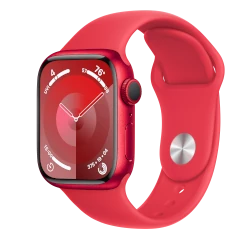 Apple Watch Series 8 41mm Red Aluminum Case with Apple OEM Band A2770 GPS Only smartwatch