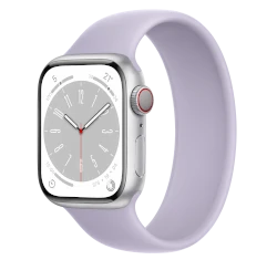 Apple Watch Series 8 41mm Silver Stainless Steel Case with Milanese Loop A2772 GPS Cellular smartwatch