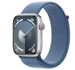 Apple Watch Series 8 45mm Silver Stainless Steel Case with Link Bracelet A2774 GPS Cellular