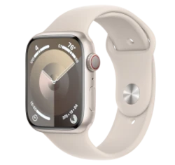 Apple Watch Series 8 45mm Starlight Aluminum Case with OEM Band A2774 GPS Cellular