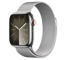 Apple Watch Series 8 Hermes 41mm Silver Stainless Steel Case with Hermes Jumping Single Tour A2772 GPS Cellular