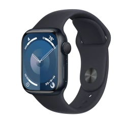 Apple Watch Series 9 41mm Midnight Aluminum Case with Apple OEM Band A2982 GPS Cellular smartwatch