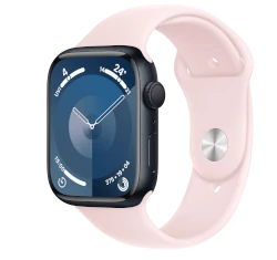 Apple Watch Series 9 45mm Midnight Aluminum Case with Apple OEM Band A2980 GPS Only smartwatch