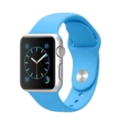 Apple Watch Sport 38mm Silver Aluminum Blue Sport Band MJ2V2LL/A smartwatch