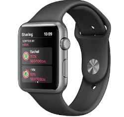 Apple Watch Sport 38mm Space Gray Aluminum Black MJ2X2LL/A smartwatch